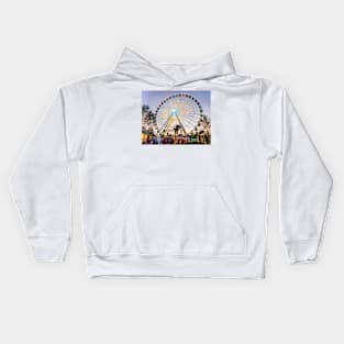 Ferris Wheel Big 4 Kids Hoodie